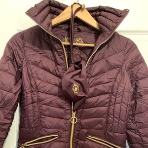 Michael Kors Burgundy XS coat